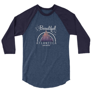 Little Mermaid Raglan, Beautiful Atlantica, Triton's Castle, Disney Shirt