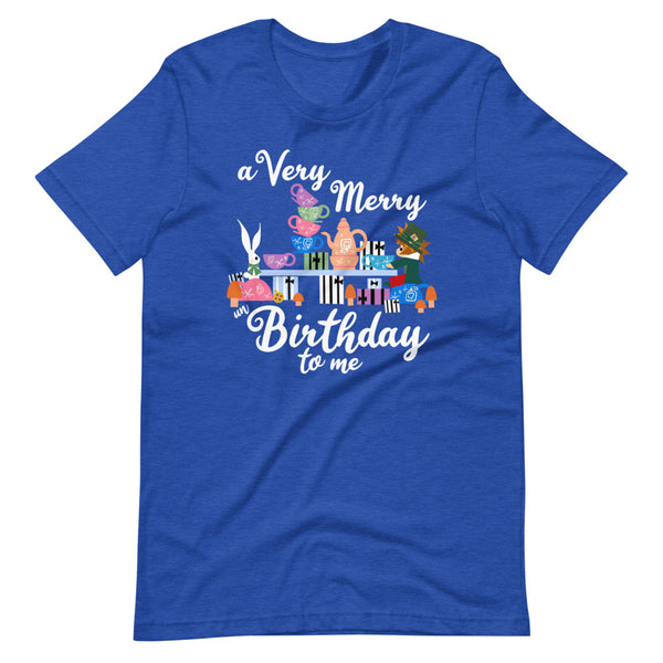 Disney Birthday T-Shirt Alice in Wonderland A Very Merry un Birthday To Me T-Shirt