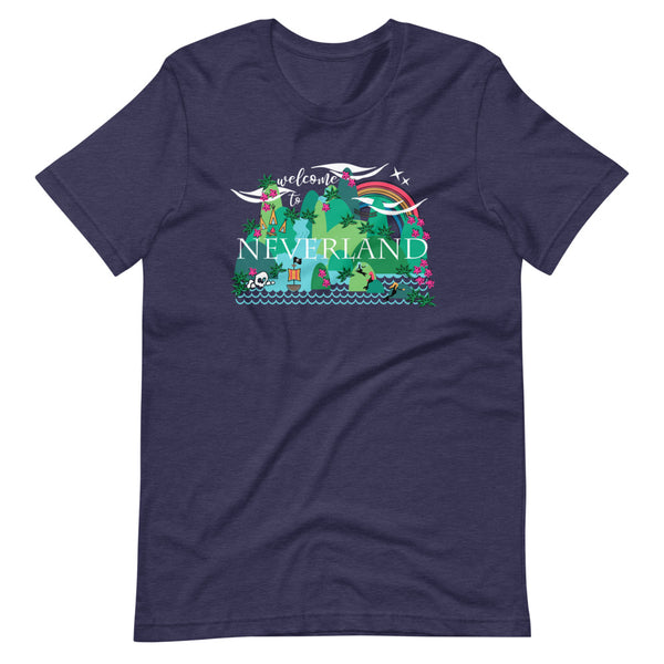 Neverland T-Shirt Disney Mermaids Disney Peter Pan Disney Unisex T-Shirt