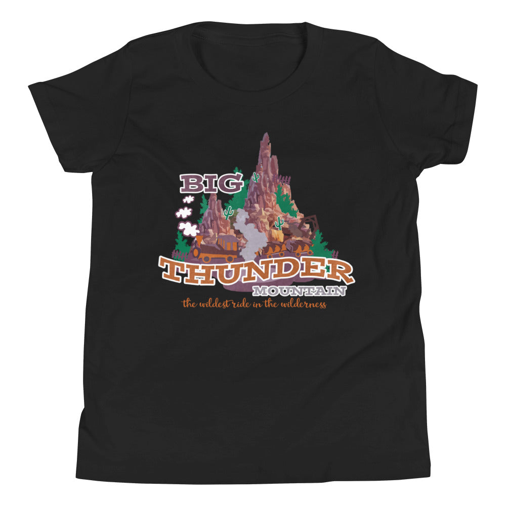 Big Thunder Mountain Kid's Shirt Disney Shirt Disney Railroad Disney Mountains Shirt Frontierland Disney Kid's Shirt