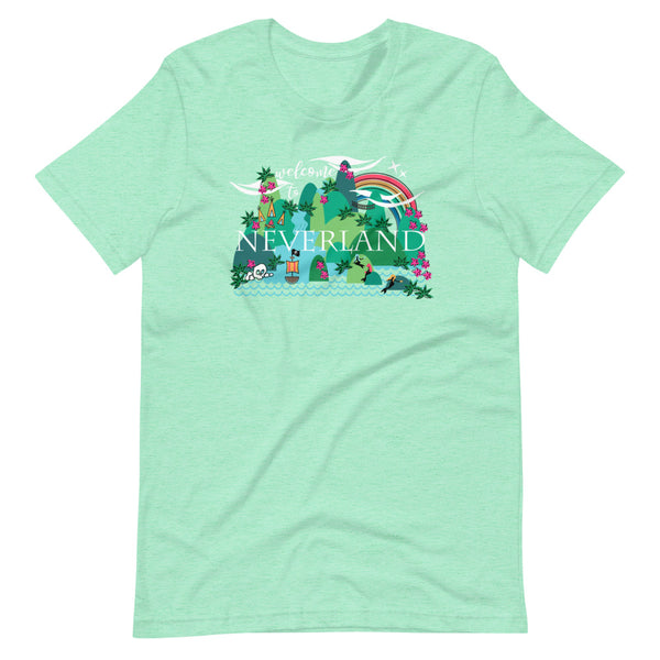 Neverland T-Shirt Disney Mermaids Disney Peter Pan Disney Unisex T-Shirt