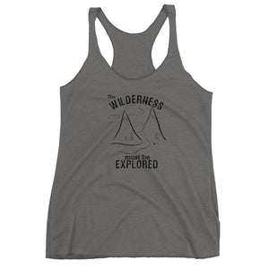Up Wilderness Must Be Explored Tank Top