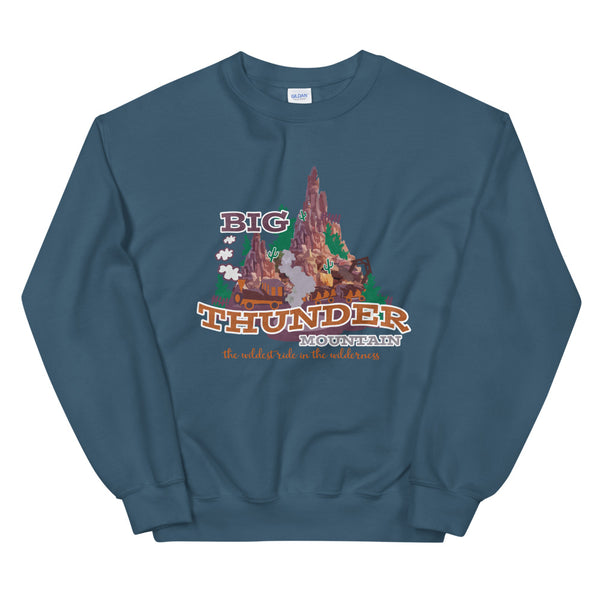 Big Thunder Mountain Sweatshirt Disney Shirt Disney Railroad Disney Mountains Shirt Frontierland Disney Sweatshirt