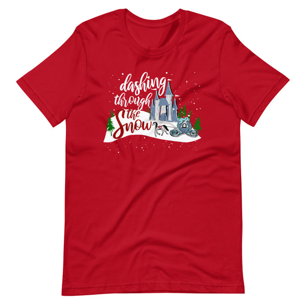 Cinderella Christmas Dashing Through the Snow Disney T-Shirt