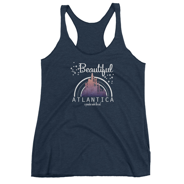 Little Mermaid Tank Top, Beautiful Atlantica, Triton's Castle, Disney Shirt