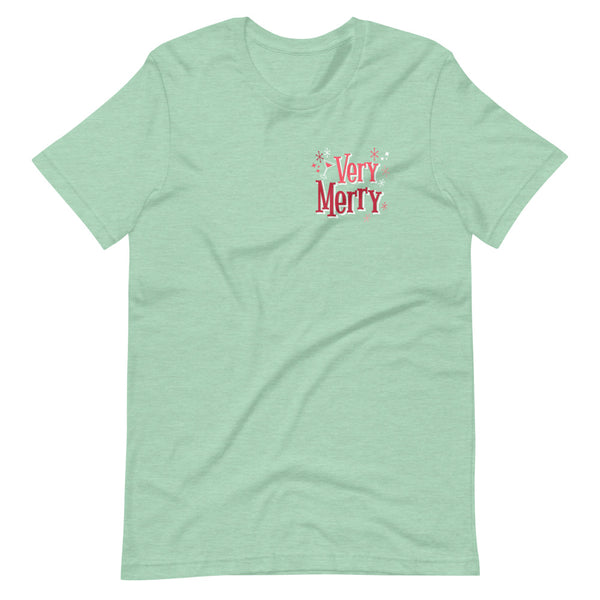 Mickey's Very Merry T-shirt Disney Christmas Party Short-Sleeve Unisex T-Shirt