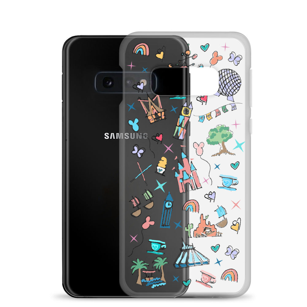 Walt Disney World Samsung Disney Parks Icons Florida Disney Samsung Case Walt Disney World Samsung Disney Parks Icons Florida Disney Samsung Case