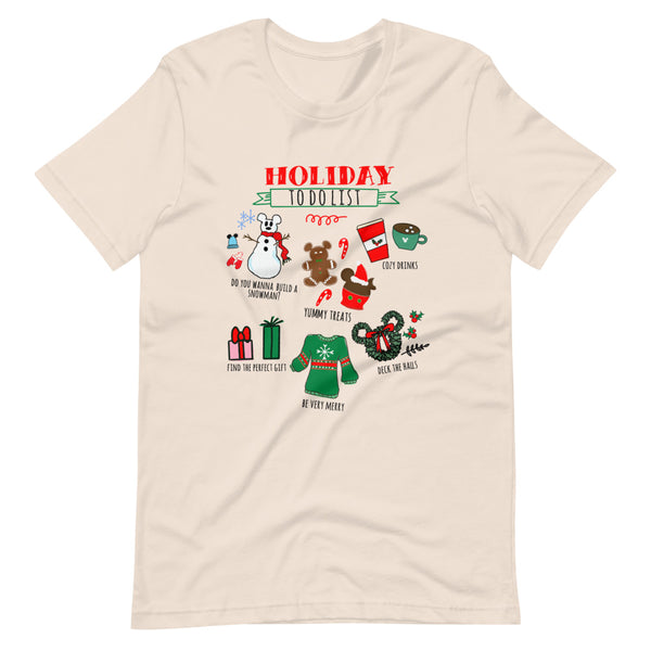 Disney Christmas T-Shirt Disney Holiday Christmas Party To Do List T-Shirt