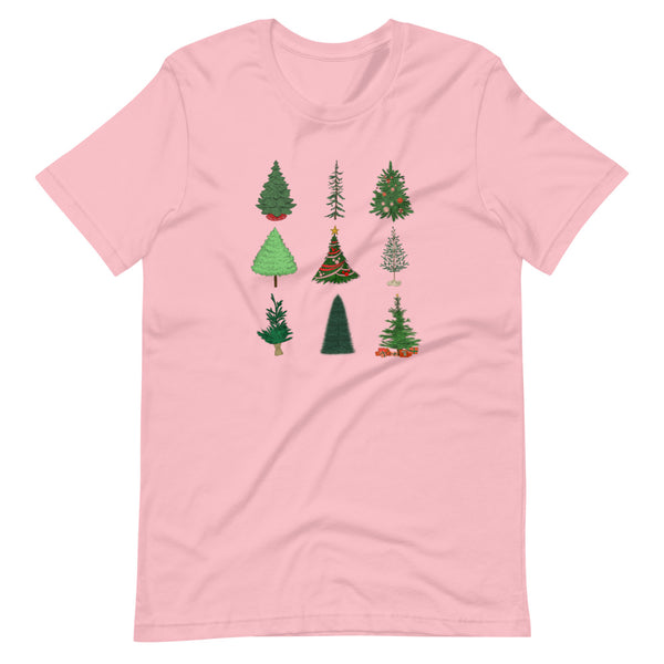 Mickey Christmas Tree Short-Sleeve Unisex T-Shirt