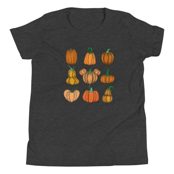 Mickey Pumpkin Patch Kids Fall Short Sleeve Kids T-Shirt