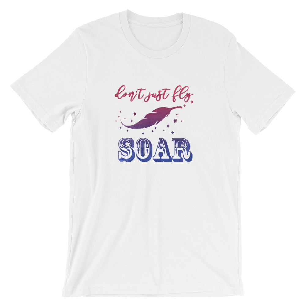 Dumbo Quote Shirt, Don't Just Fly, Soar! Inspirational Disney Unisex T-Shirt
