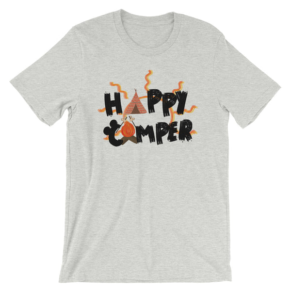 Happy Camper Fort Wilderness Resort and Campground Traveler Vacation Short-Sleeve Unisex T-Shirt