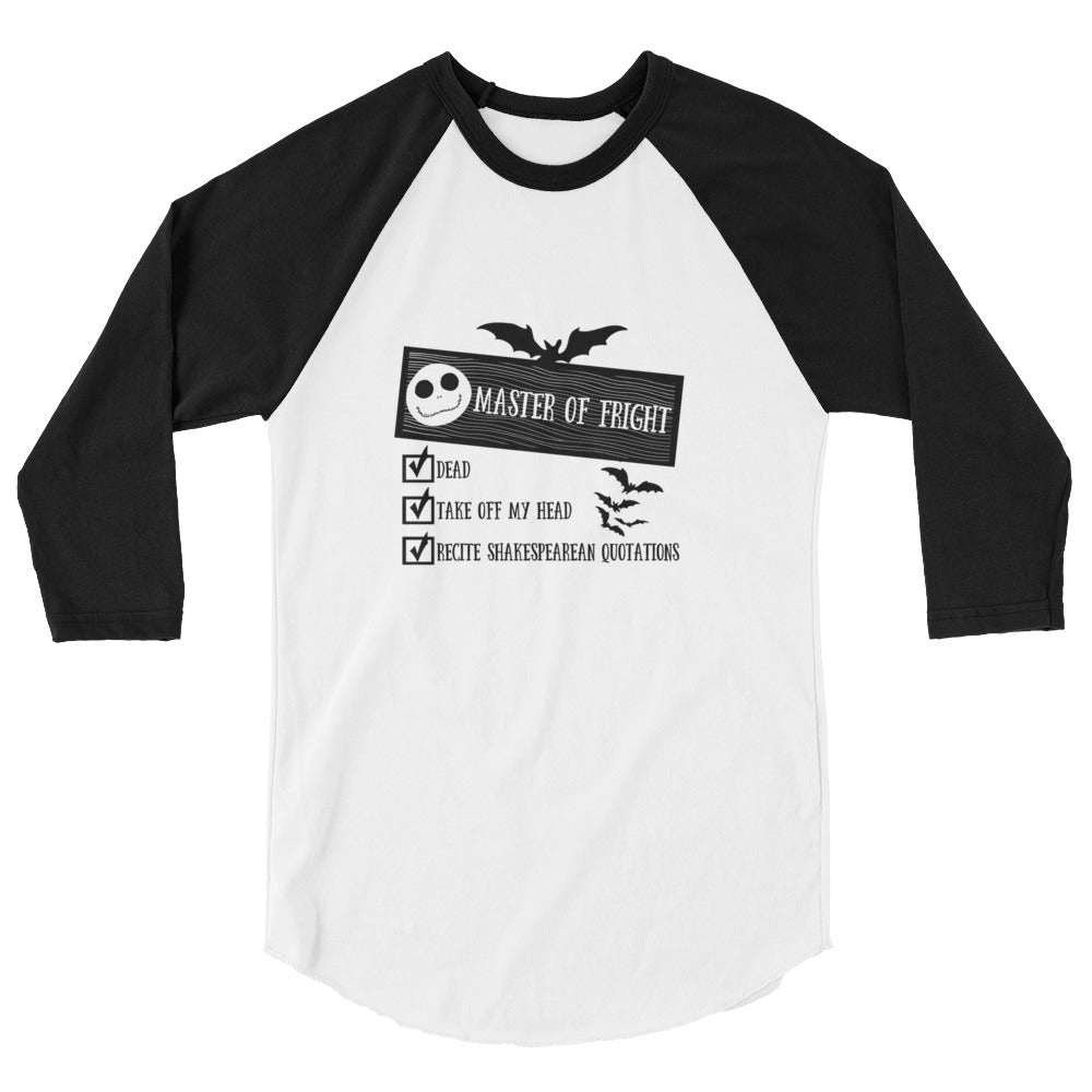 Jack Skellington Resume Raglan Nightmare Before Christmas