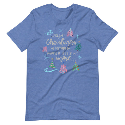 Grinch Christmas T-Shirt Grinchmas Holiday Trees Short-Sleeve Unisex T-Shirt