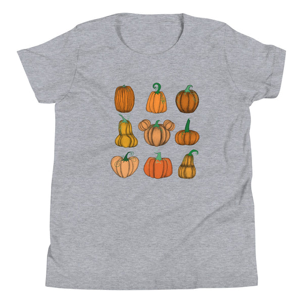 Mickey Pumpkin Patch Kids Fall Short Sleeve Kids T-Shirt