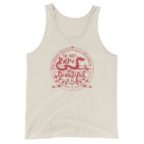 Mulan, The Most Rare and Beautiful, Disney Quote Unisex Tank Top