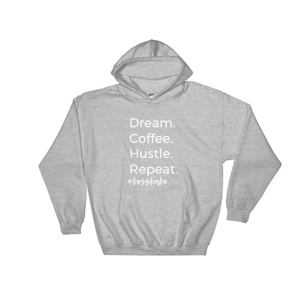 Dream Coffee Hustle Repeat Boss Babe Sweatshirt