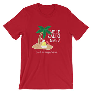 Dole Whip Melekalikimaka Hawaiian Christmas Shirt Short-Sleeve Unisex T-Shirt