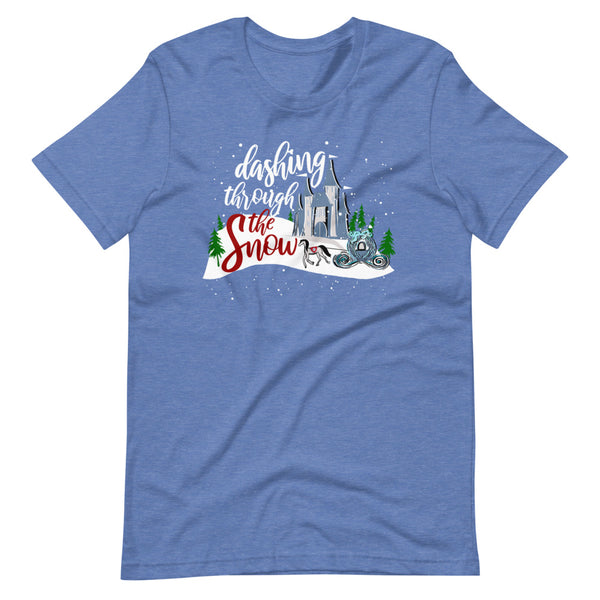 Cinderella Christmas Dashing Through the Snow Disney T-Shirt