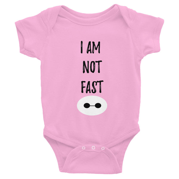 Baymax I am Not Fast Onesie Infant Bodysuit