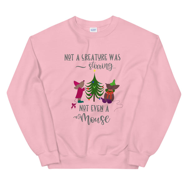 Disney Christmas Cinderella Jaq and Gus Sweatshirt Disney Shirt Christmas Tree Unisex Sweatshirt