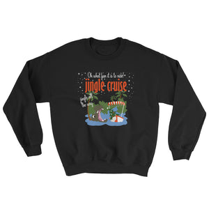Jingle Cruise Hippo Sweatshirt Disney Christmas Jungle Cruise Crew Neck Sweatshirt