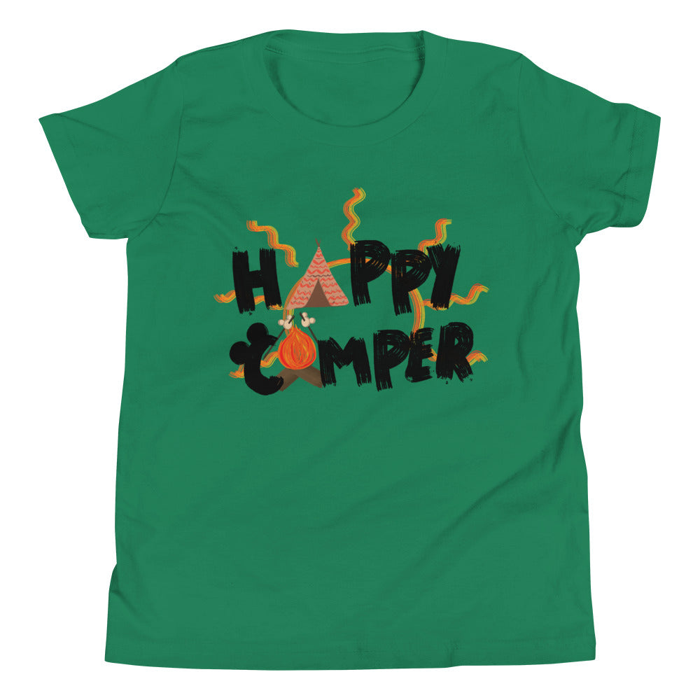 Happy Camper Kids Shirt Disney Fort Wilderness Resort and Campground Camping Kids Shirt