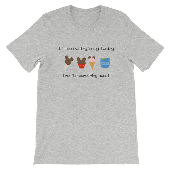Winnie the Pooh Mickey Snacks T-shirt I'm so rumbly in my tumbly time for something sweet