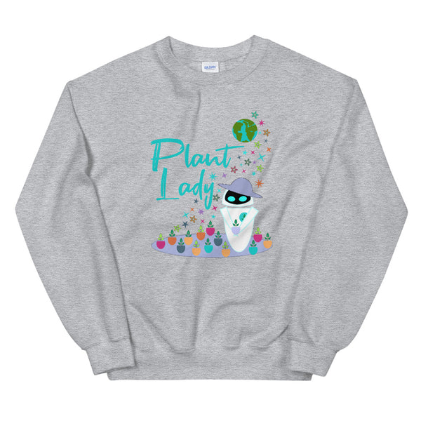 Plant Lady Sweatshirt EVE Disney Wall-E Inspired Short-Sleeve Unisex Crew Sweatshirt