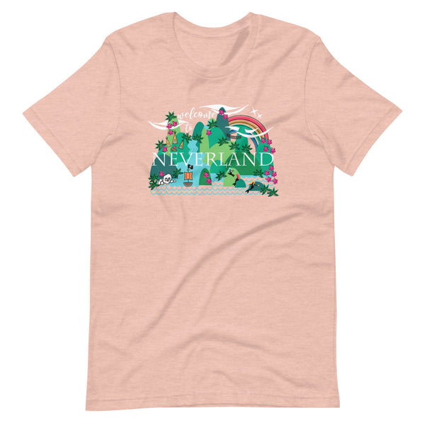 Neverland T-Shirt Disney Mermaids Disney Peter Pan Disney Unisex T-Shirt