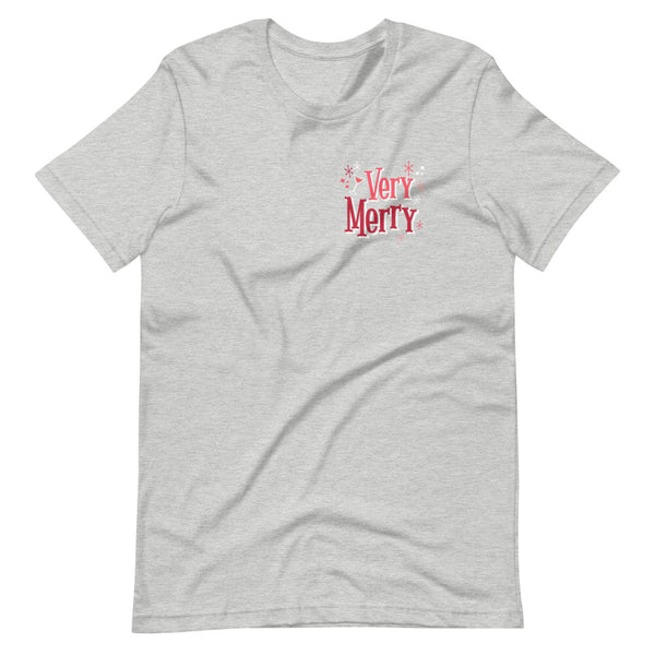 Mickey's Very Merry T-shirt Disney Christmas Party Short-Sleeve Unisex T-Shirt