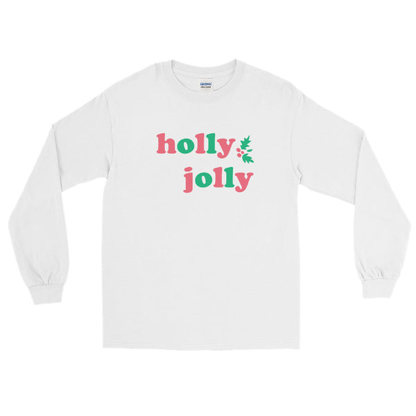 Mickey Holly Jolly Holiday Men’s Long Sleeve Shirt