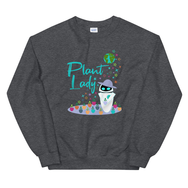 Plant Lady Sweatshirt EVE Disney Wall-E Inspired Short-Sleeve Unisex Crew Sweatshirt