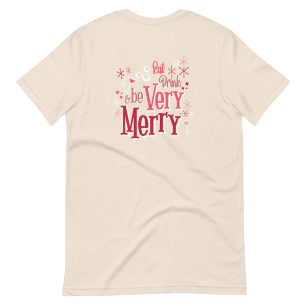 Mickey's Very Merry T-shirt Disney Christmas Party Short-Sleeve Unisex T-Shirt