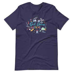 Disney Cruise Sail Away With Me - READY TO SHIP-Heather Midnight Navy- Small