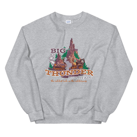 Big Thunder Mountain Sweatshirt Disney Shirt Disney Railroad Disney Mountains Shirt Frontierland Disney Sweatshirt