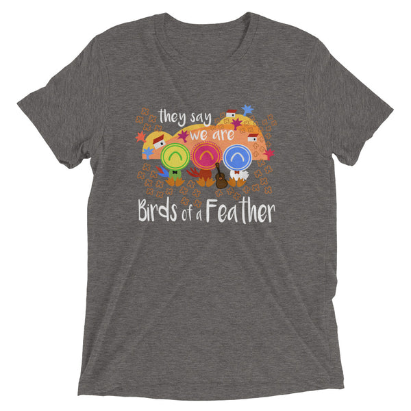 Three Caballeros Tri-Blend T-shirt, Disney Birds of a Feather Unisex Triblend T-Shirt