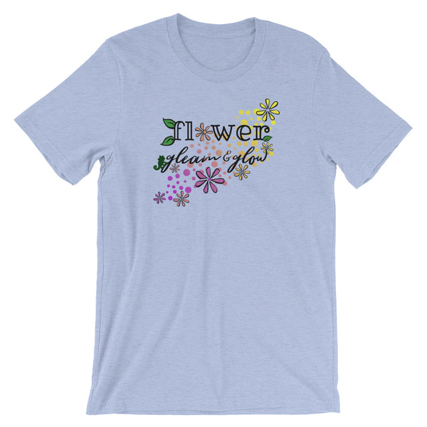 Rapunzel Flower Gleam and Glow, Tangled Flower and Pascal Disney Shirt,Short-Sleeve Unisex T-Shirt