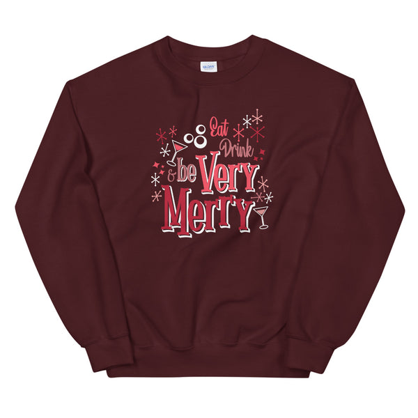 Mickey's Very Merry Sweatshirt Disney Christmas Party Crew Neck Unisex Sweatshirt