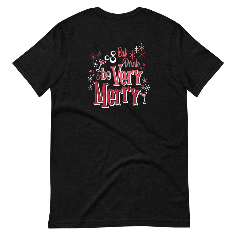 Mickey's Very Merry T-shirt Disney Christmas Party Short-Sleeve Unisex T-Shirt