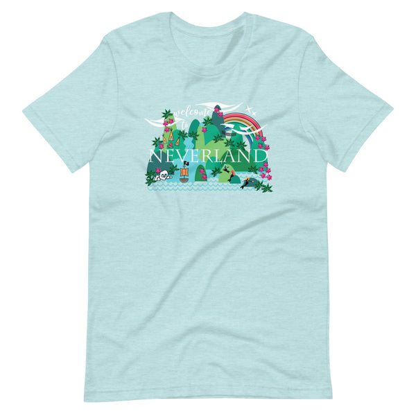 Neverland T-Shirt Disney Mermaids Disney Peter Pan Disney Unisex T-Shirt