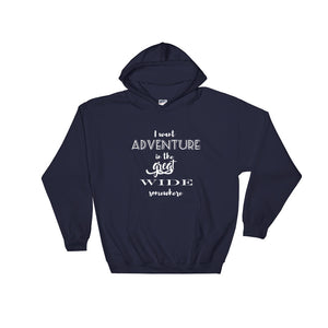 Adventure in the Great Wide Somewhere Disney Hooded Sweatshirt Beauty and the Beast Shirt