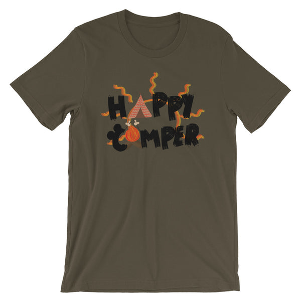 Happy Camper Fort Wilderness Resort and Campground Traveler Vacation Short-Sleeve Unisex T-Shirt