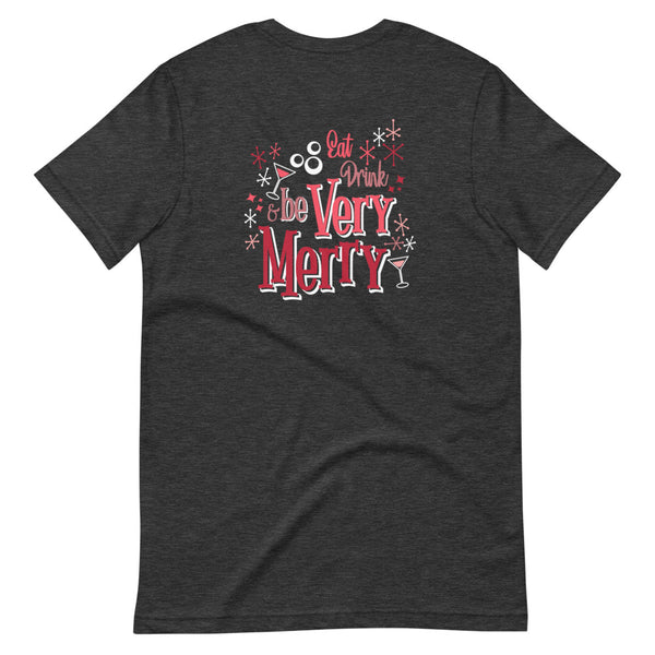 Mickey's Very Merry T-shirt Disney Christmas Party Short-Sleeve Unisex T-Shirt