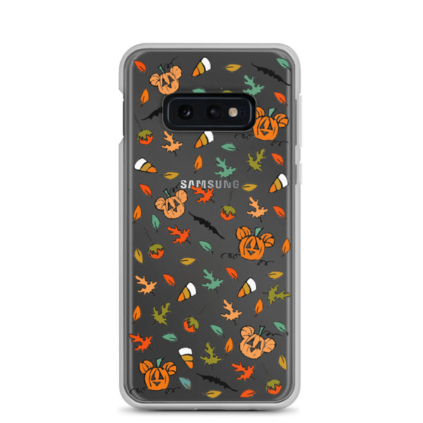 Boo to You Samsung Case Disney Halloween Sketch Mickey Pumpkin Samsung Case