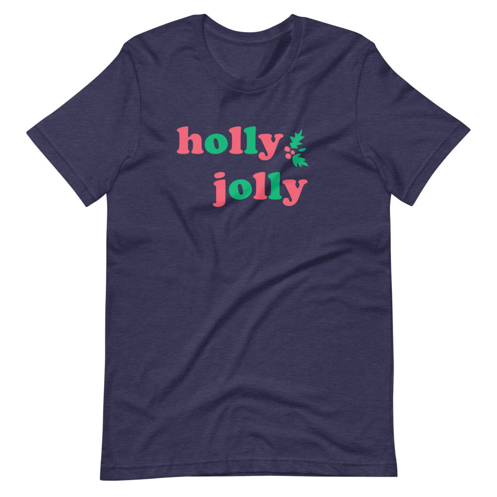 Mickey Holly Jolly Holiday Short-Sleeve Unisex T-Shirt