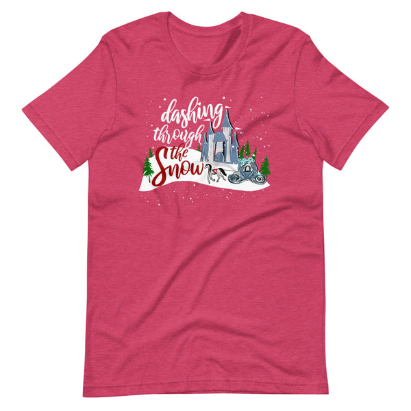 Cinderella Christmas Dashing Through the Snow Disney T-Shirt