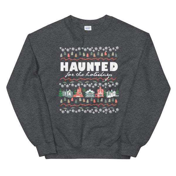 Haunted Mansion Holidays Sweatshirt Disney Parks Haunted for the Holidays Sweatshirt