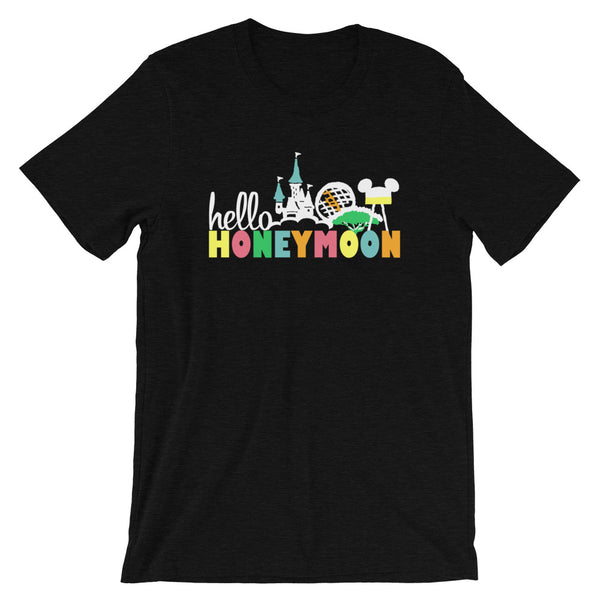 Hello Honeymoon Disney Wedding Short-Sleeve Unisex T-Shirt