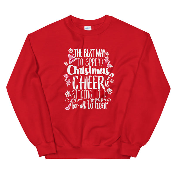Elf Christmas Sweatshirt Jovie the Elf Christmas Shirt for Her Elf Movie Unisex Crew Sweatshirt